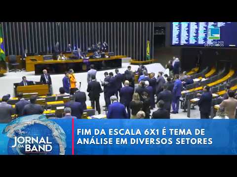 Setores estudam impactos do fim da escala 6x1| Jornal da Band