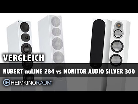 Vergleich: Nubert nuLine 284 vs. Monitor Audio Silver 300 Lautsprecher