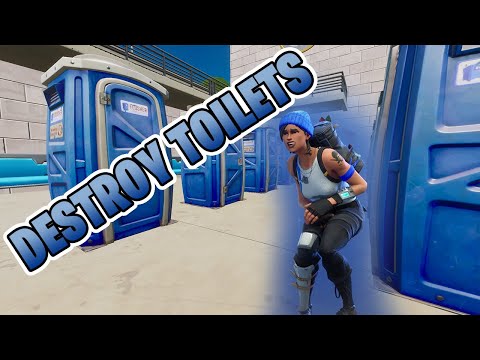 DESTROY TOILETS CHALLENGE GUIDE | Fortnite
