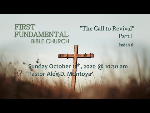 FFBC LiveStream Sunday 10:30am - November 15, 2020