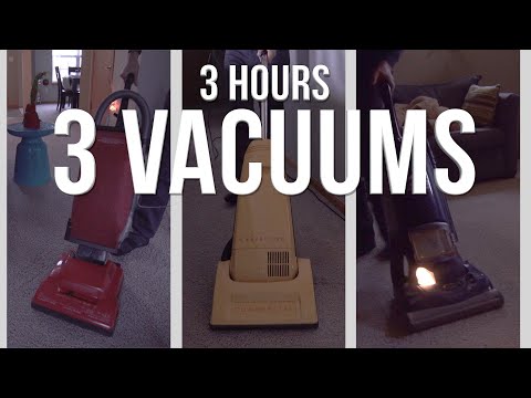 3 Vacuums 3 Hours ASMR Whole House Vacuuming