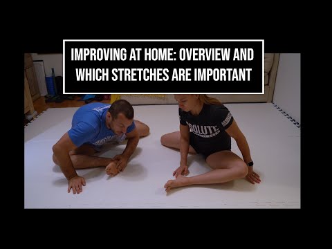 Home BJJ training:  Most important stretches (Lachlan Giles)