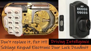 How to Fix A Schlage Electronic Keypad Deadbolt Lock: Won’t Unlock, Lock: Don