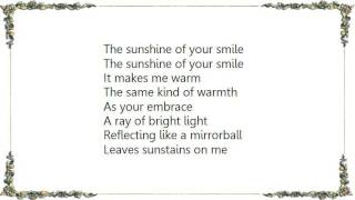 Jay-Jay Johanson - Sunshine of Your Smile Lyrics