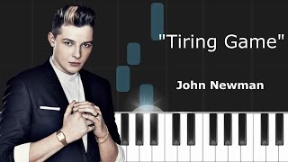 John Newman - &quot;Tiring Game&quot; ft. Charlie Wilson Piano Tutorial - Chords - How To Play - Cover