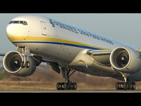 60 MINUTES PURE AVIATION - Aeroplane Highlights of January - Boeing 747, B777 ... (4K)