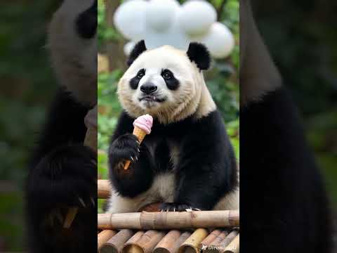 happy days #happy #panda #icecream #shorts #short