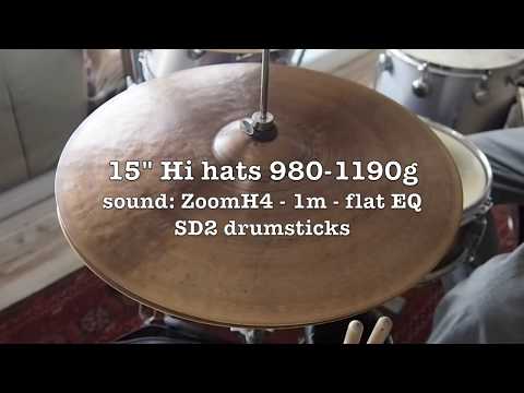 GPA 15" Hi Hats (sold out - vendu)