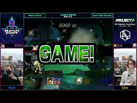 Match Point #24 - Losers Semis - Boat Pit VS Qtip Meta Knight