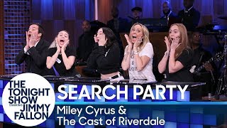 Search Party with Miley Cyrus and the Cast of Riverdale