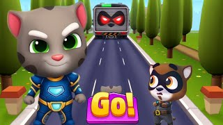 Talking Tom Gold Run - How to Unlock Characters - Robot Tom vs Super Raccoon