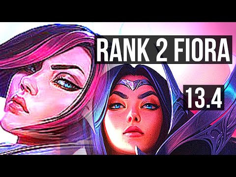 FIORA vs IRELIA (TOP) | Rank 2 Fiora, Rank 10, Dominating | TR Challenger | 13.4