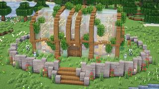 【マインクラフト】養蜂場＆植物園の作り方【マイクラ建築】