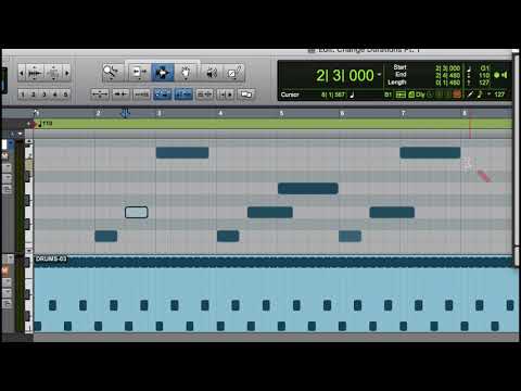 Pro Tools MIDI Event Operations: Change Durations Pt. 1