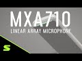 Shure Réseau de microphones linéaires MXA710B-4FT Noir