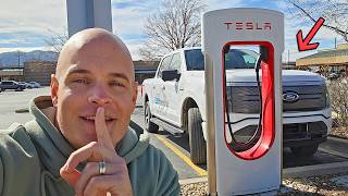 Charging a Ford EV at a Tesla Supercharger is…. Mostly Easy.