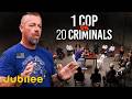 1 Cop Vs 20 Criminals Surrounded