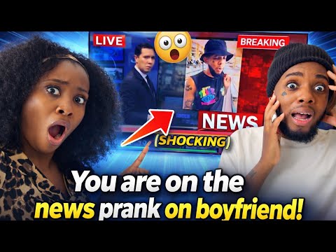 My Boyfriend Thought He Was EXPOSED on the News 😳 | Savage Prank