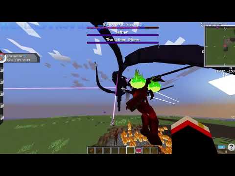 Unstoppable Battle: Witherstorm Vs Rahovart in Minecraft