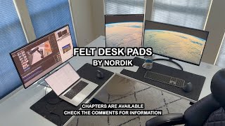 Felt Desk Pads | by Nordik | comfort for $24