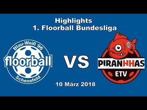 Floorball Highlights: Blau-Weiß 96 vs. ETV Hamburg | 1. FBL, 16. Spieltag 17/18 | 4K