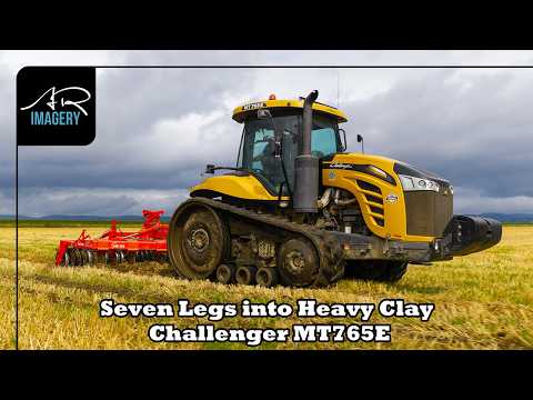 CAT Challenger MT765E Subsoiling Heavy Clay Headlands | James Wray Farms