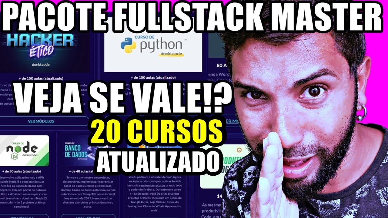 Danki Code Full Stack Master Vale a pena? Pacote Full stack master é Bom? Fullstack Master Curso