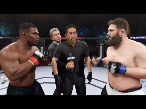 Mike Tyson vs. Roy Nelson (EA Sports UFC 2) - CPU vs. CPU 🥊
