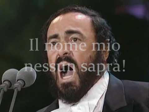 LUCIANO PAVAROTTI: Nessun dorma! GIACOMO PUCCINI Turandot