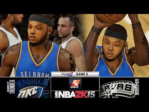 NBA 2K15 MyCAREER Playoffs WCFG3 - DeShawn STRUGGLES!! Reggie Jackson Stepping Up!
