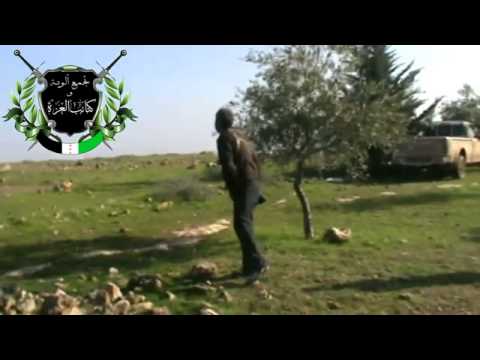 إسقاط طائرة حربية من قبل كتيبة أبو عبيدة في محافظة حماة