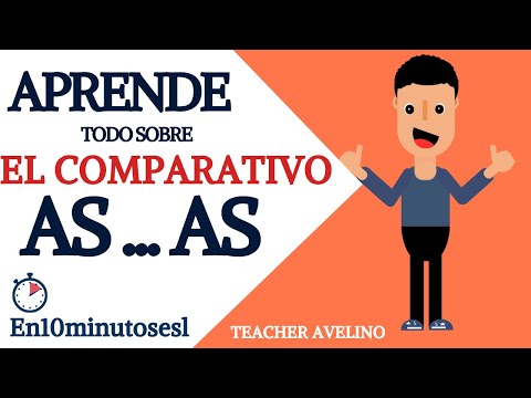 AS ... AS Comparatives| Todo sobre el comparativo con AS...AS
