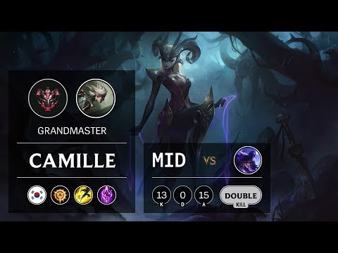 Camille Mid vs Ryze - KR Grandmaster Patch 9.16