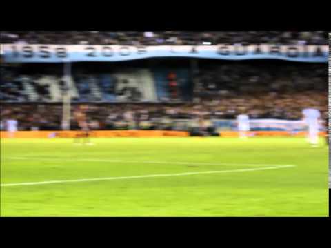 "Hinchada Racing Club 2   Lanus 0" Barra: La Guardia Imperial &bull; Club: Racing Club