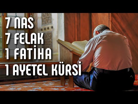 NAZAR DUASI 7 NAS 7 FELAK 1 FATİHA 1 AYETEL KÜRSİ - RUKYE - Lamelif Kuran l Sözler Köşkü