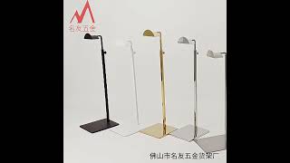 Stojanček na kabelky staviteľný, 650 mm strieborný