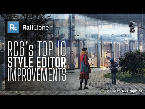 Hệ thống thư viện asset RailClone Library