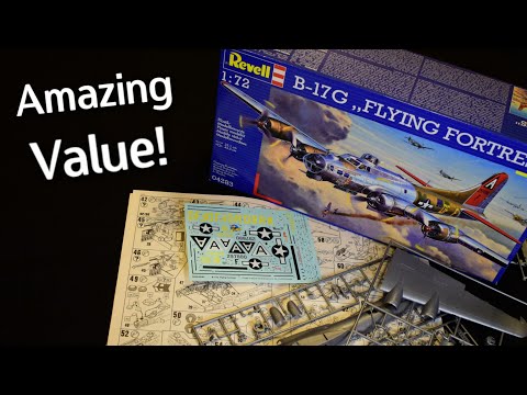 Amazing value for £20! Revell B-17G Flying Fortress in 1/72 Scale | Unboxing Review