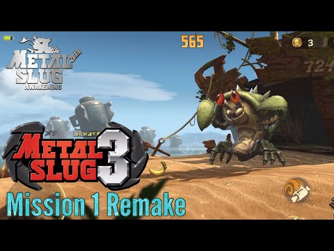 Metal Slug Code: J - Metal Slug 3 Remake Mission 1 (No Damage) | MS Awakening