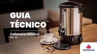 Vídeo de Cafeteira Elétrica Industrial 4 Litros Progas PRC4
