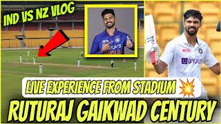Ruturaj Gaikwad Century Moment At Chinnaswamy Stadium 🔥 Vera Level Experience 🥳