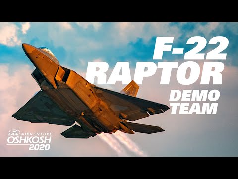 F-22 Raptor Demo Team Returning to AirVenture