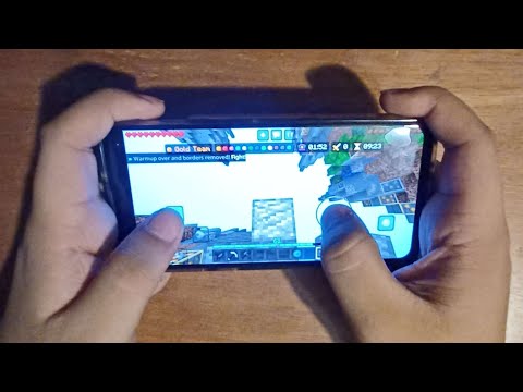 Wrongway98 - Minecraft Hive Skywars HANDCAM (Mobile Gameplay)