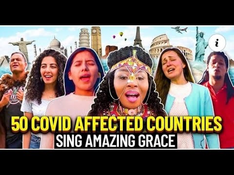 ESTHER LIANA SINGS  AMAIZING GRACE WITH SINGERS FROM 50 COUNTRIES #subscribe