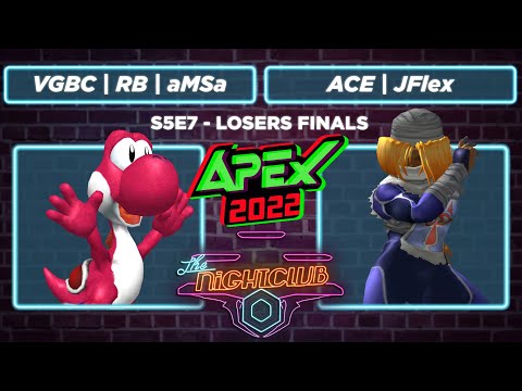 The Nightclub S5E7: VGBC | RedBull |  aMSa vs ACE | JFlex - Losers Finals SSBM