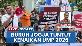 Gelar Aksi Damai, Buruh Jogja Tuntut 2 Hal Utama, Minta Kenaikan UMP 2026 Sebesar 50 Persen