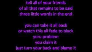 Fall On Me-Paradise Fears w/ lyrics