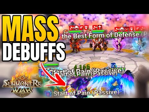 NO ONE SURVIVES THIS MASS DEBUFFS - Summoners War