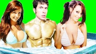 TRAPPED IN A HOT TUB