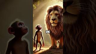 o macaco e o leão